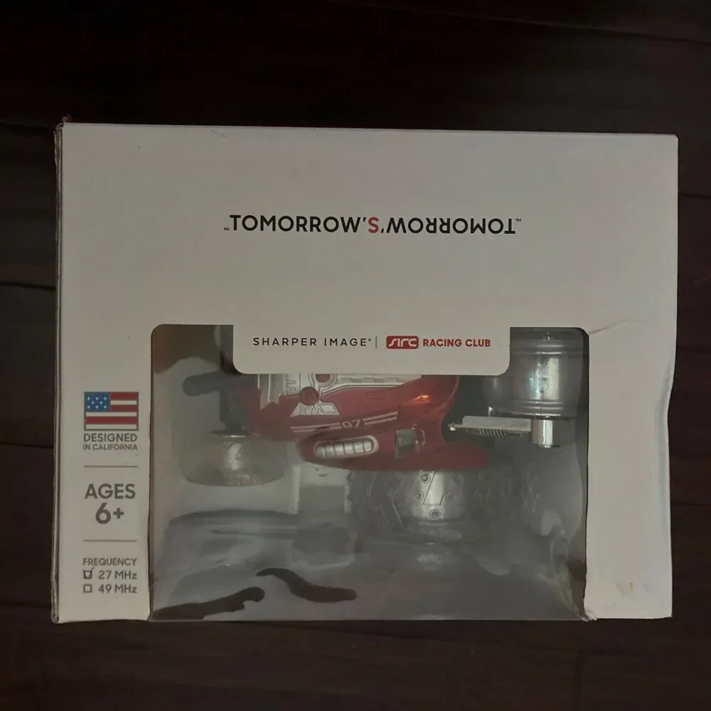 Sharper Image 360 Degree Spinning RC Car Red Thunder Tumbler Remote Control